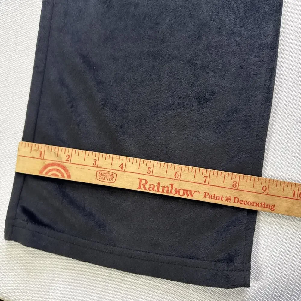 True Religion Men's Medium Black Sleepwear Pants Velour Pajama Loungewear